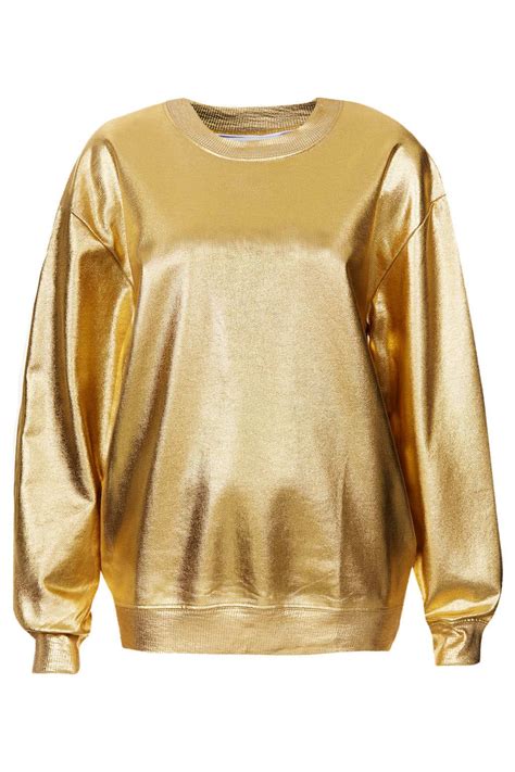 cooling fabric metallic sweatshirts under $100|metallic leather sweater.